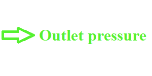 Outlet pressure